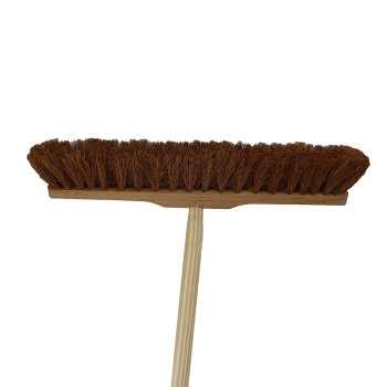 Preview: Besen Kokos mit Stiel, 40 cm