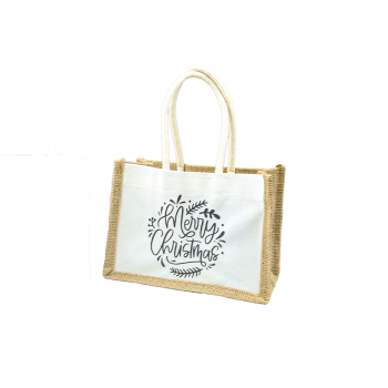 Mini-Weihnachtsgeschenktasche mit Weihnachtsbäumen
