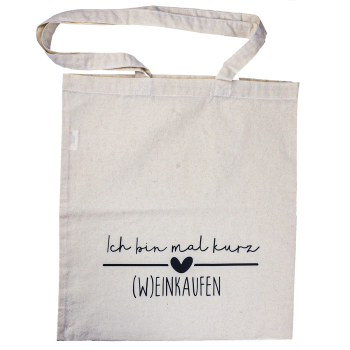Hier sehen sie die Jutetasche 