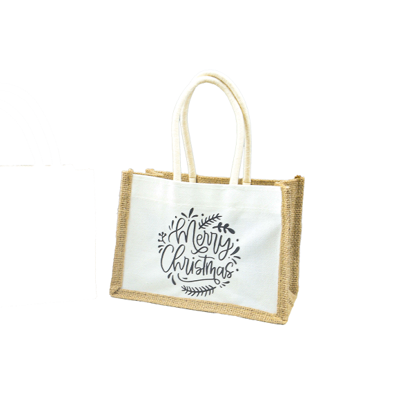 Mini-Weihnachtsgeschenktasche mit Weihnachtsbäumen
