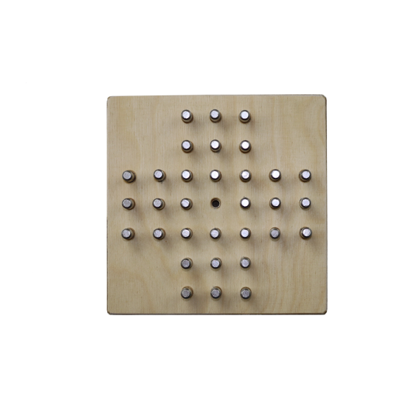 Das Spiel Steckhalma von oben.